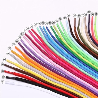 AL 2020 New Shoelace Unisex Ropes Multicolor Waxed Round Cord Dress Shoe Laces Diy High Quality Solid 100-150Cm Colourful Shoelace