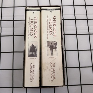 2 books Sherlock Holmes: The Complete Novels and Stories Vol. 1 & 2 by Sir Arthur Conan Doyle