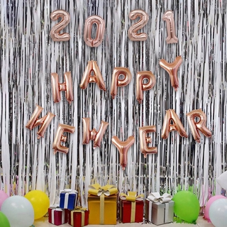 tranquillt 2021 Balloons Gold Silver Number Foil Helium Baloons Happy New Year Balloon Merry Christmas 2020 New Year Eve Party Decor Noel|Ballons &amp; Accessories (1)