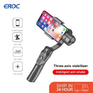 Eroc H4/F6 3-Axis Handheld Smartphone Gimbal Stabilizer Portable Tracking Selfie Stabilizer For Phone
