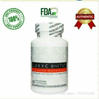 LUXXE WHITE Enhanced Glutathione 775mg (60 Capsules) Made in USA (Suggested Retail Price)