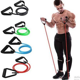 120cm Elastic Resistance Band Fitness Equipment Yoga Pull Rope Rubber Tube Gym Workout