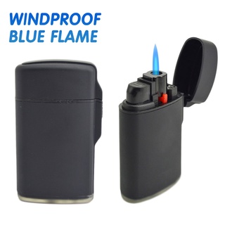 Torch Jet Lighter Windproof Refillable Blue Flame Butane Gas Lighter Mini Cigar Lighter (1)