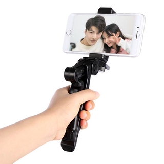 Portable Tripod Stand with Phone Clip Hand-held Tripod Stand for Mobile Phones