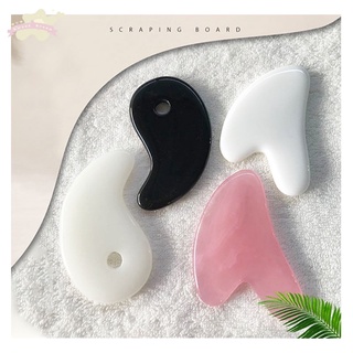Face Gua Sha Board Facial Scraping Scrapping Plate Face Body Massage Tool New JellySD