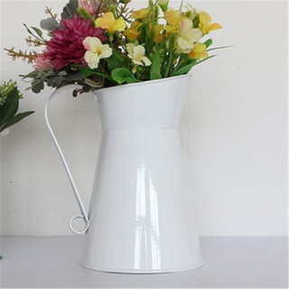 【LIla ready】5 Inch Vintage Shabby Colorful Flower Vase Pitcher Home