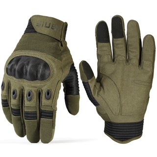 Touchscreen Tactical Cycling Hard Knuckle Full Finger Gloves (1)