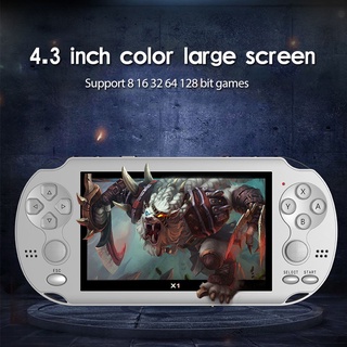 X1 4.3-inch Game Console Nostalgic Classic Dual-Shake Game Console 8G Built-in 10,000 Games FTP EitG