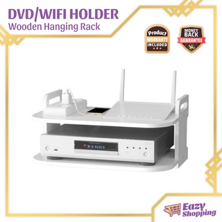 wall tv Wifi Storage Stand Home Double Layer Router Modern Thick Wall Mount Accessories DVD Player o