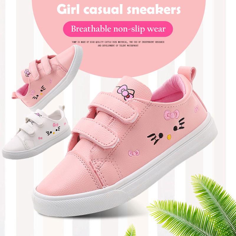 Hot Selling Kids Shoes Girl White Shoes Casual Sneakers