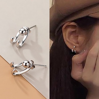 Korean Pearl Silver Earrings for Women Crystal Tassel Elegant Oversized Stud Earrings Jewelry Accessories (5)