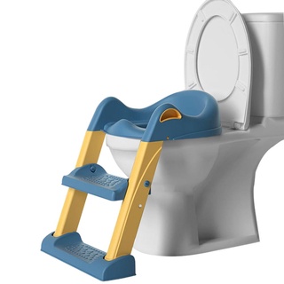 ✾Folding Infant Potty Seat Urinal Backrest Training Chair With Step Stool Ladder For Baby Toddlers B