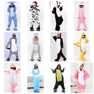 FREE CLAW SHOES! Adult Animal Cute Party Kigurumi Onesies Pajamas (1)