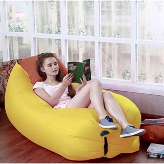 Banana Bed Inflatable Sleeping Bag Folding Sofa and Bed Outdoor Camping Travel Relax