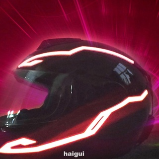 Universal DIY Durable Styling Stick On LED Strip Motorcycle Helmet Light