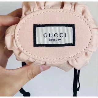 Gucci beauty round puff VIP makeup pouch