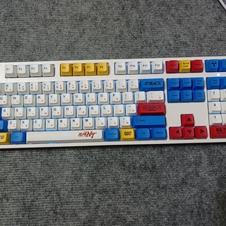 Gundam PBT Mechanical Keyboard Keycap High Sublimation Suitable for 104 98 87 84 68 64 61 Keyboard (7)