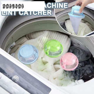 Washing Machine Lint Hair Catcher Removal Floating Mesh Pouch Laundry Filter Bag for Home
