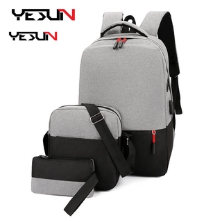 YESUN #CIT70 Templiz Korean Backpack Set (3 in 1)