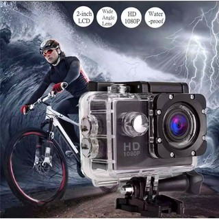 A7 Motorcycle Recorder Bicycle Recorder HD 1080P 2.0 LCD Screen Sports Action Camera with Waterproof