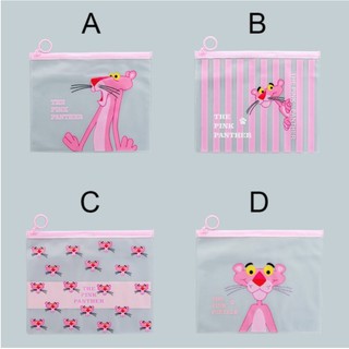 Pink Leopard Unicorn Student Pencil Case File Storage Bag (8)