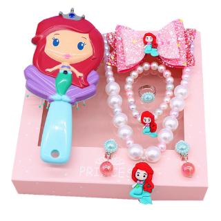 Girl Jewellery Comb Set Kids Girls Cartoon Party Accessories Gift for Birthday Festival