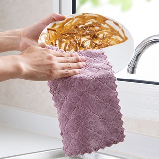 10PCS Oenen Kitchen Bathroom Double Cleaning Cloth (1)