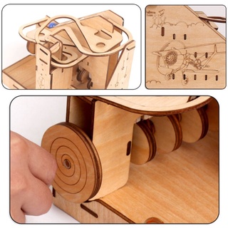 3D Marble Run Game DIY Wooden Model Building Kits Assembly Toy Gift for Children Adult l1v
