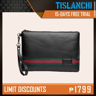 2021 Latest All-Match Retro New Men'S Stitching Contrast Clutch Bag Outdoor Leisure Small Bag