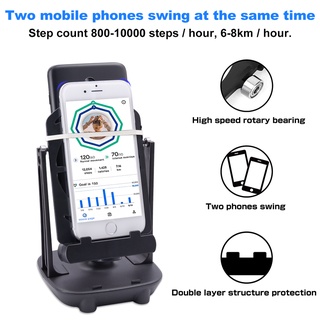 Lefon Phone Shaker Steps Counter Accessories Holder for Pokemon Go Cellphone Pedometer USB Automatic