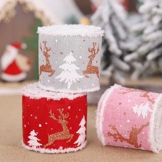 Crafts Ribbon For Christmas Tree Decor gift ribbon Handicraft Wedding Wrapping Supplies