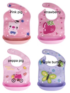 buy 1 take 1 Foldable Baby Bibs With Food Catcher (4)
