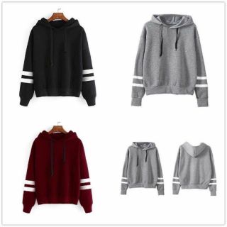 hoodie jacket bangkok jacket longsleeve plain sweater (xzn) (1)
