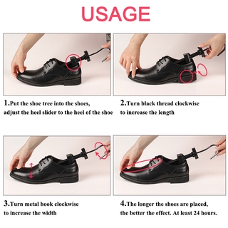 1 pc Shoe Tree Stretcher Shaper Rack Adjustable Flats Pumps Boots Expander Anti-wear Maintain Shape (7)