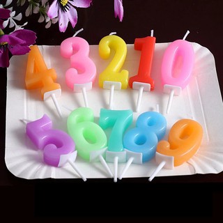 Number Cake Candle Cake Topper Decoration Kids Birthday Party Candles Party Supplies