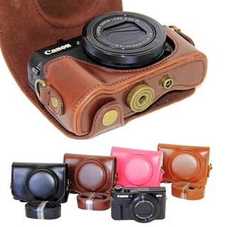New Pu Leather Camera Case For Canon Powershot G7X Mark 2 G7X II G7X III G7X3 G7X2 G7XII Digital