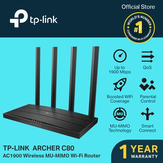 (New Offer)TP-Link Archer C80 AC1900 Wireless MU-MIMO Wi-Fi Router | Dual Band WiFi Router | TP LINK