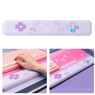 Cute Player Mouse Pad Keyboard Holder Large Cartoon Game Cat and Ear Hand Mouse Gaming Rest R9I6