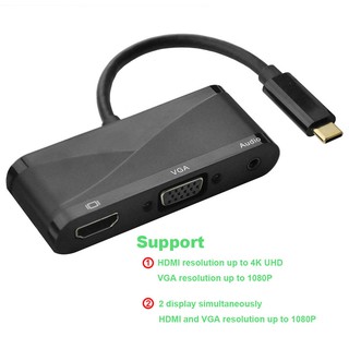 USB 3.1 Type-C To HDMI VGA for Laptop Macbook Mobile Phone (2)