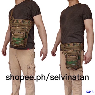 ⊙Fashion Camouflage Men's Military Sport Outdoor Tactical Messenger Sling Bag Leg Bag
