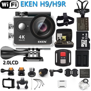 【 Ready Stock】Original EKEN Action Camera eken H9R / H9 Ultra HD 4K WiFi Remote Control Sports Vi