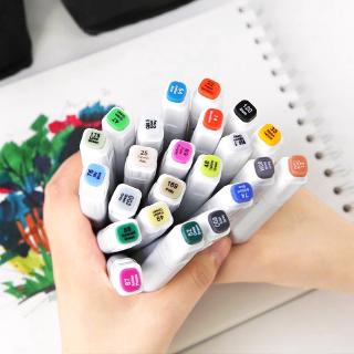 Touchfive 60/80/168 Colors Art Markers Oily Alcohol Marker for Drawing Brush Pen Design Supplies (3)