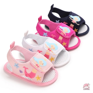 JOP7-Summer Fashion Cute Baby Girl Boy Cartoon Elephant Pattern Soft Sole Shoes Toddler Sandals