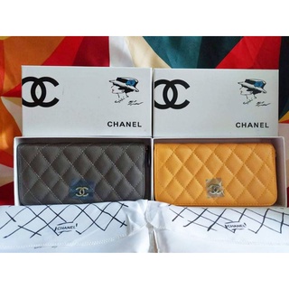 Chanel Caviar Long wallet with Box