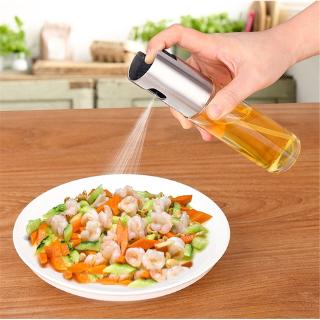 ➤Baking Oil Spray Glass Bottle Oil Sprayer Vinegar Bottle Oil Dispenser for Salad BBQ Cooking Baking (1)