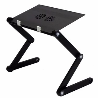 SHOPP KING T8 Multi-functional and Foldable Laptop Table (Black) (2)