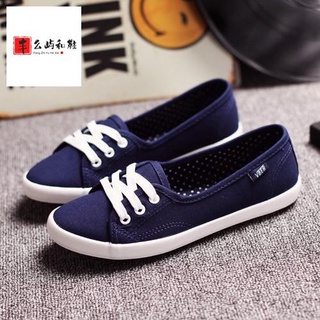 Good quality and many sizes✸✖☢Free shipping is of good qualityBeier white shoes shallow mouth canvas shoes women's shoes lazy shoes Korean white student shoes fla 1054
