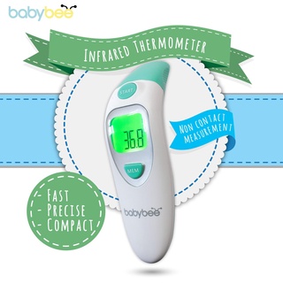 Thermometer - Forehead and Ear Non Contact Infrared Electronic Thermometer with Free Pouch for Adul (1)