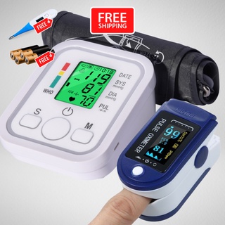 FREE DELIVERY Digital Blood Pressure Monitor + Arm Pulse Oximeter + FREEBIES