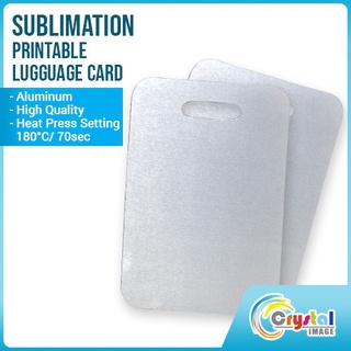 ▤❦Printable Blank Luggage Tag for Sublimation Printing